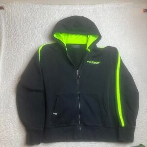 Polo sport men's black and neon full zip hoodie outdoors Ralph Lauren rlx xl